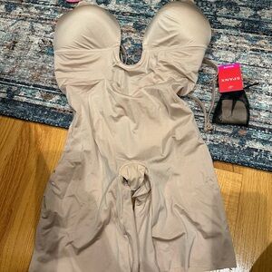 SPANX Women's Nude Shapewear Bodysuit
